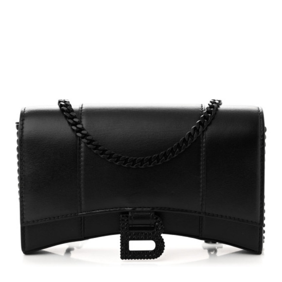 BALENCIAGA Black Chain Shoulder/Crossbody Bag - Picture 1 of 13